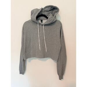 Wild Fable Gray Cropped Hoodie Size Small